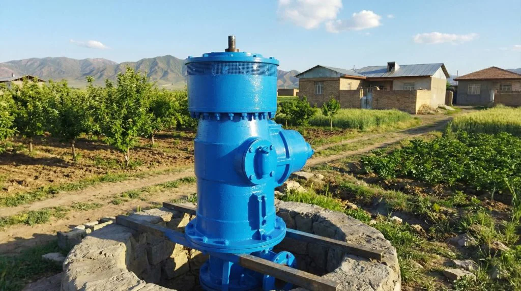 گیربکس چاه اب